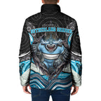 Cronulla Sutherland Sharks Padded Jacket The Scream of Lightning Eyes - Indigenous Dot Ripping Effect