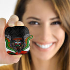 South Sydney Rabbitohs AirPods Case The Scream of Lightning Eyes - Indigenous Dot Ripping Effect