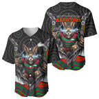 South Sydney Rabbitohs Baseball Jersey The Scream of Lightning Eyes - Indigenous Dot Ripping Effect