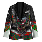 South Sydney Rabbitohs Blazer The Scream of Lightning Eyes - Indigenous Dot Ripping Effect