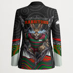 South Sydney Rabbitohs Blazer The Scream of Lightning Eyes - Indigenous Dot Ripping Effect