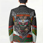 South Sydney Rabbitohs Blazer The Scream of Lightning Eyes - Indigenous Dot Ripping Effect