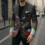 South Sydney Rabbitohs Blazer The Scream of Lightning Eyes - Indigenous Dot Ripping Effect