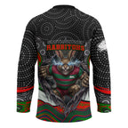 South Sydney Rabbitohs Hockey Jersey The Scream of Lightning Eyes - Indigenous Dot Ripping Effect