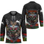 South Sydney Rabbitohs Hockey Jersey The Scream of Lightning Eyes - Indigenous Dot Ripping Effect