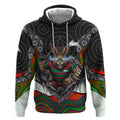 South Sydney Rabbitohs Hoodie The Scream of Lightning Eyes - Indigenous Dot Ripping Effect
