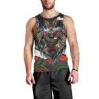 South Sydney Rabbitohs Men Tank Top The Scream of Lightning Eyes - Indigenous Dot Ripping Effect