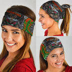 South Sydney Rabbitohs Neck Gaiter The Scream of Lightning Eyes - Indigenous Dot Ripping Effect