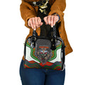 South Sydney Rabbitohs Shoulder Handbag The Scream of Lightning Eyes - Indigenous Dot Ripping Effect
