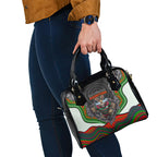 South Sydney Rabbitohs Shoulder Handbag The Scream of Lightning Eyes - Indigenous Dot Ripping Effect