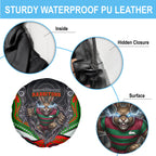 South Sydney Rabbitohs Spare Tire Cover The Scream of Lightning Eyes - Indigenous Dot Ripping Effect