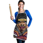 Brisbane Broncos Apron The Scream of Lightning Eyes - Indigenous Dot Ripping Effect
