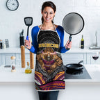 Brisbane Broncos Apron The Scream of Lightning Eyes - Indigenous Dot Ripping Effect