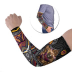 Brisbane Broncos Arm Sleeves The Scream of Lightning Eyes - Indigenous Dot Ripping Effect