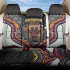 Brisbane Broncos Back Car Seat Cover The Scream of Lightning Eyes - Indigenous Dot Ripping Effect