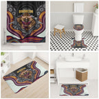 Brisbane Broncos Bathroom Set The Scream of Lightning Eyes - Indigenous Dot Ripping Effect