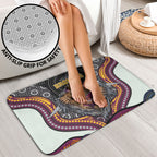 Brisbane Broncos Bathroom Set The Scream of Lightning Eyes - Indigenous Dot Ripping Effect