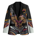 Brisbane Broncos Blazer The Scream of Lightning Eyes - Indigenous Dot Ripping Effect