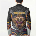Brisbane Broncos Blazer The Scream of Lightning Eyes - Indigenous Dot Ripping Effect