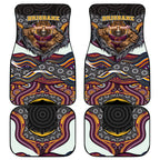 Brisbane Broncos Car Mats The Scream of Lightning Eyes - Indigenous Dot Ripping Effect