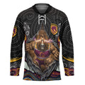 Brisbane Broncos Hockey Jersey The Scream of Lightning Eyes - Indigenous Dot Ripping Effect