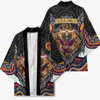 Brisbane Broncos Kimono The Scream of Lightning Eyes - Indigenous Dot Ripping Effect