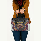 Brisbane Broncos Leather Bag The Scream of Lightning Eyes - Indigenous Dot Ripping Effect