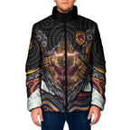 Brisbane Broncos Padded Jacket The Scream of Lightning Eyes - Indigenous Dot Ripping Effect
