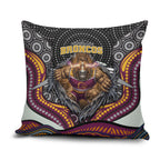 Brisbane Broncos Pillow Cover The Scream of Lightning Eyes - Indigenous Dot Ripping Effect