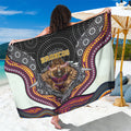 Brisbane Broncos Sarong The Scream of Lightning Eyes - Indigenous Dot Ripping Effect