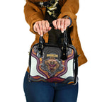 Brisbane Broncos Shoulder Handbag The Scream of Lightning Eyes - Indigenous Dot Ripping Effect