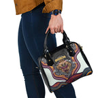 Brisbane Broncos Shoulder Handbag The Scream of Lightning Eyes - Indigenous Dot Ripping Effect