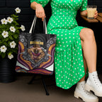 Brisbane Broncos Tote Bag The Scream of Lightning Eyes - Indigenous Dot Ripping Effect