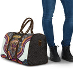 Brisbane Broncos Travel Bag The Scream of Lightning Eyes - Indigenous Dot Ripping Effect