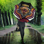 Brisbane Broncos Umbrella The Scream of Lightning Eyes - Indigenous Dot Ripping Effect
