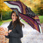 Brisbane Broncos Umbrella The Scream of Lightning Eyes - Indigenous Dot Ripping Effect