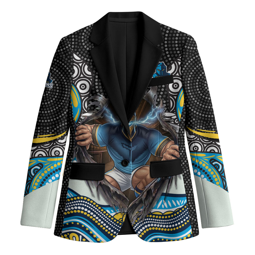 Gold Coast Titans Blazer The Scream of Lightning Eyes - Indigenous Dot Ripping Effect