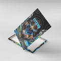 Gold Coast Titans Canvas Wall Art The Scream of Lightning Eyes - Indigenous Dot Ripping Effect