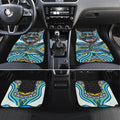 Gold Coast Titans Car Mats The Scream of Lightning Eyes - Indigenous Dot Ripping Effect