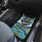 Gold Coast Titans Car Mats The Scream of Lightning Eyes - Indigenous Dot Ripping Effect
