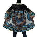Gold Coast Titans Cloak The Scream of Lightning Eyes - Indigenous Dot Ripping Effect
