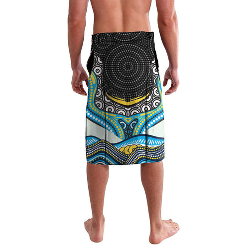 Gold Coast Titans Lavalava The Scream of Lightning Eyes - Indigenous Dot Ripping Effect