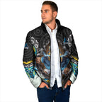 Gold Coast Titans Padded Jacket The Scream of Lightning Eyes - Indigenous Dot Ripping Effect