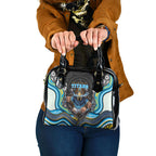 Gold Coast Titans Shoulder Handbag The Scream of Lightning Eyes - Indigenous Dot Ripping Effect