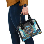 Gold Coast Titans Shoulder Handbag The Scream of Lightning Eyes - Indigenous Dot Ripping Effect