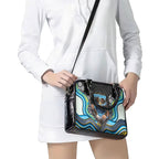 Gold Coast Titans Shoulder Handbag The Scream of Lightning Eyes - Indigenous Dot Ripping Effect