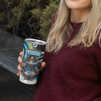 Gold Coast Titans Tumbler Cup The Scream of Lightning Eyes - Indigenous Dot Ripping Effect
