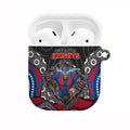 Newcastle Knights AirPods Case The Scream of Lightning Eyes - Indigenous Dot Ripping Effect