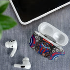 Newcastle Knights AirPods Case The Scream of Lightning Eyes - Indigenous Dot Ripping Effect