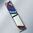 Newcastle Knights Auto Sun Shade The Scream of Lightning Eyes - Indigenous Dot Ripping Effect